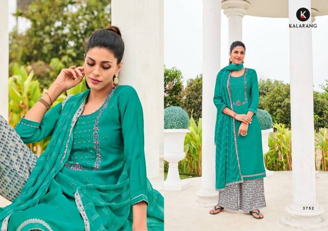 Kalarang Rozina New Exclusive Ethnic Wear Designer Dress Material Collection